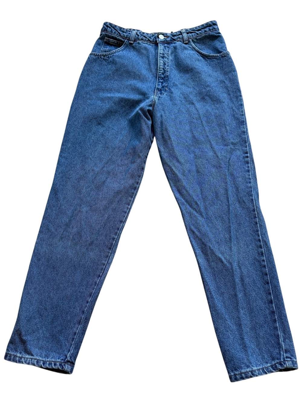 GAP Y2K Vintage High Rise Tapered Mom Jeans USA Blue Denim Cotton Women’s 13/14